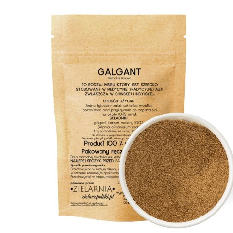 Galgant 50g ZIELARZPOLSKI.PL Galgant 50g ZIELARZPOLSKI.PL