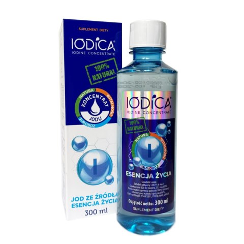 IODICA Naturalny koncentrat jodu 300ml butelka PET IODICA Naturalny koncentrat jodu 300ml butelka PET