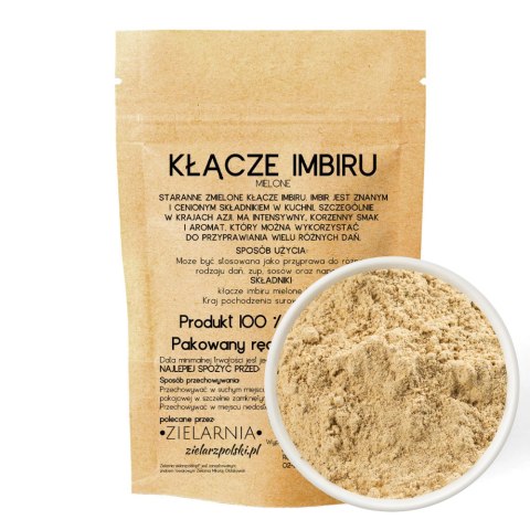 Imbir mielony 50g ZIELARZPOLSKI.PL Imbir mielony 50g ZIELARZPOLSKI.PL
