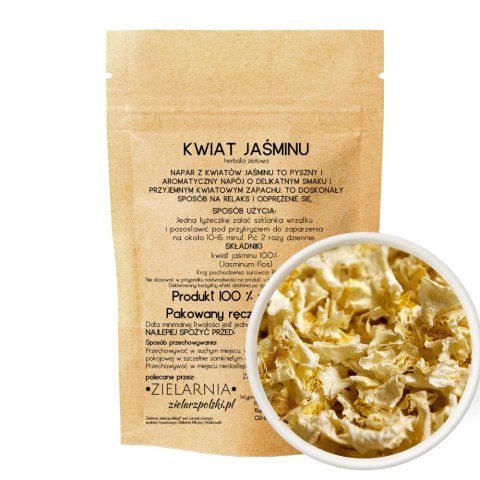 Jaśmin kwiat 50g ZIELARZPOLSKI.PL Jaśmin kwiat 50g ZIELARZPOLSKI.PL