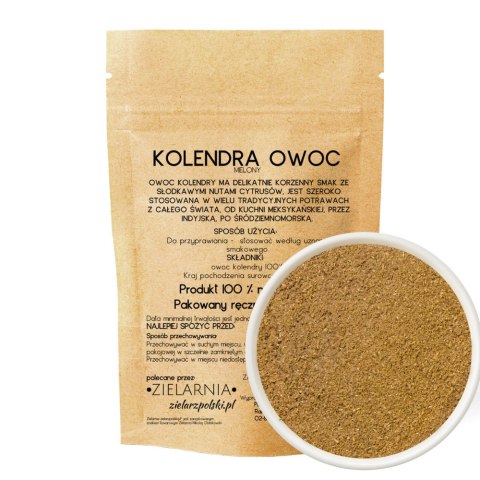 Kolendra owoc mielony 50g ZIELARZPOLSKI.PL Kolendra owoc mielony 50g ZIELARZPOLSKI.PL