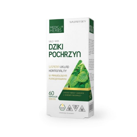 MEDICA HERBS Dziki Pochrzyn 500mg, 60 kaps. MEDICA HERBS Dziki Pochrzyn 500mg, 60 kaps.