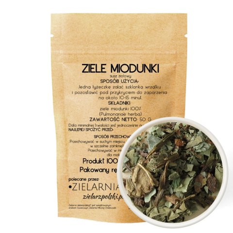 Miodunka ziele 50g ZIELARZPOLSKI.PL Miodunka ziele 50g ZIELARZPOLSKI.PL