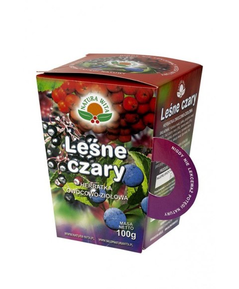 NATURA-WITA Herbatka Leśne Czary 100g (pudełko) NATURA-WITA Herbatka Leśne Czary 100g (pudełko)