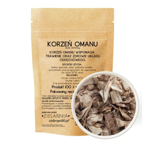 Oman korzeń 50g ZIELARZPOLSKI.PL Oman korzeń 50g ZIELARZPOLSKI.PL