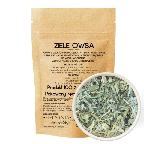 Owies ziele 50g ZIELARZPOLSKI.PL Owies ziele 50g ZIELARZPOLSKI.PL