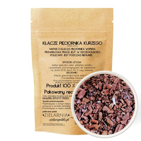 Pięciornik kurzy kłącze 50g ZIELARZPOLSKI.PL Pięciornik kurzy kłącze 50g ZIELARZPOLSKI.PL