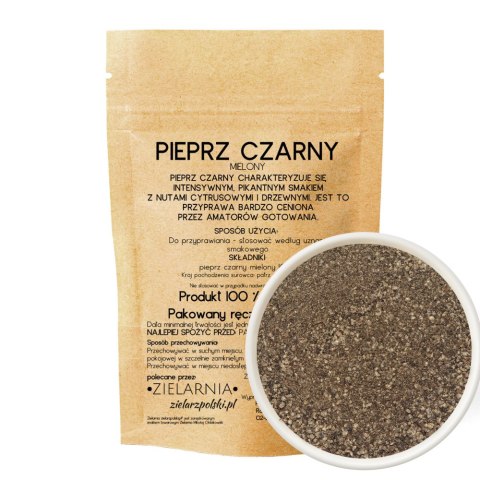 Pieprz czarny mielony 50g ZIELARZPOLSKI.PL Pieprz czarny mielony 50g ZIELARZPOLSKI.PL