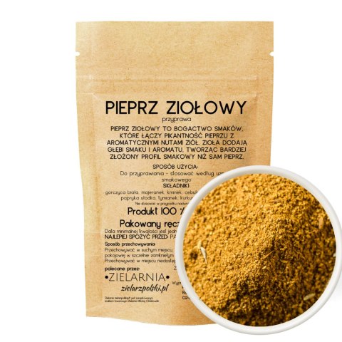 Pieprz ziołowy 50g ZIELARZPOLSKI.PL Pieprz ziołowy 50g ZIELARZPOLSKI.PL