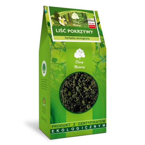Pokrzywa liść BIO - duży kartonik 80g DARY NATURY Pokrzywa liść BIO - duży kartonik 80g DARY NATURY