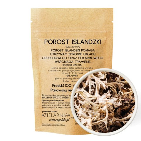 Porost islandzki plecha 50g ZIELARZPOLSKI.PL Porost islandzki plecha 50g ZIELARZPOLSKI.PL