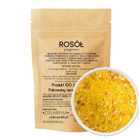 Przyprawa do rosołu (bez soli) 50g ZIELARZPOLSKI.PL Przyprawa do rosołu (bez soli) 50g ZIELARZPOLSKI.PL