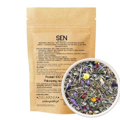 Sen - herbatka ziołowa 100g ZIELARZPOLSKI.PL