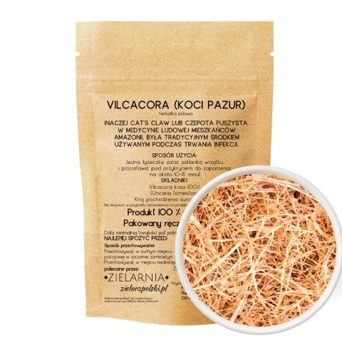 Vilcacora (Koci pazur) cięta 50g ZIELARZPOLSKI.PL Vilcacora (Koci pazur) cięta 50g ZIELARZPOLSKI.PL