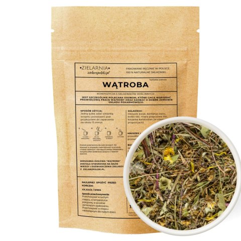 Wątroba - herbatka ziołowa 100g ZIELARZPOLSKI.PL Wątroba - herbatka ziołowa 100g ZIELARZPOLSKI.PL
