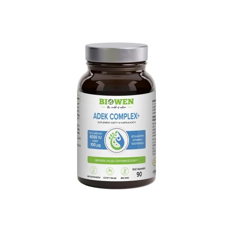 BIOWEN Witaminy ADEK Complex+ 90 kapsułek