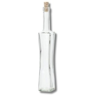 Butelka 500ml GRAN QUADRO na bimber, nalewki z korkiem