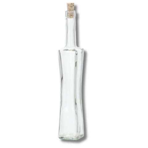 Butelka 500ml GRAN QUADRO na bimber, nalewki z korkiem