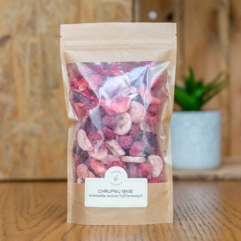 CHRUPNIJ MNIE - mieszanka owoców liofilizowanych 40g CHRUPNIJ MNIE - mieszanka owoców liofilizowanych 40g
