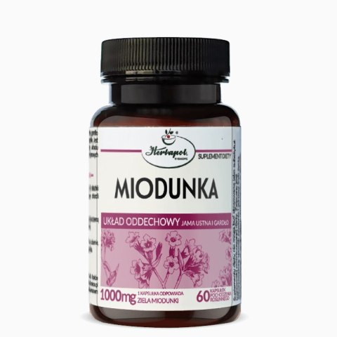 Miodunka wyciąg 60kaps. HERBAPOL KRAKÓW