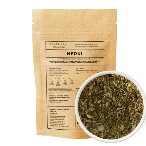Nerki - herbatka ziołowa 100g ZIELARZPOLSKI.PL Nerki - herbatka ziołowa 100g ZIELARZPOLSKI.PL