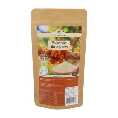 PIĘĆ PRZEMIAN Błonnik akacjowy 250g PIĘĆ PRZEMIAN Błonnik akacjowy 250g