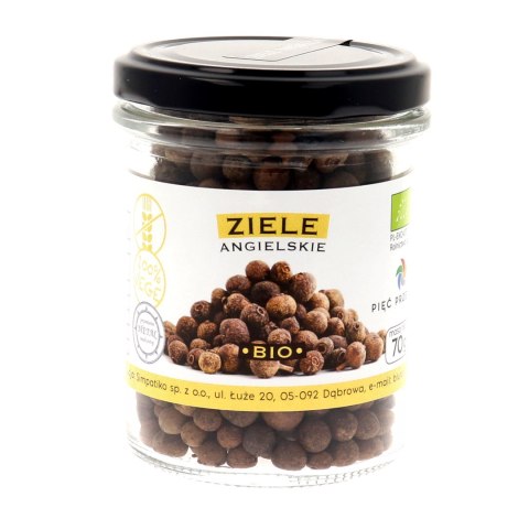 PIĘĆ PRZEMIAN Ziele angielskie bezglutenowe BIO 70g PIĘĆ PRZEMIAN Ziele angielskie bezglutenowe BIO 70g