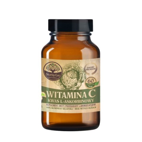 Witamina C z kapusty w kapsułkach 60 kaps. SKARBY GAI NATURAL Witamina C z kapusty w kapsułkach 60 kaps. SKARBY GAI NATURAL